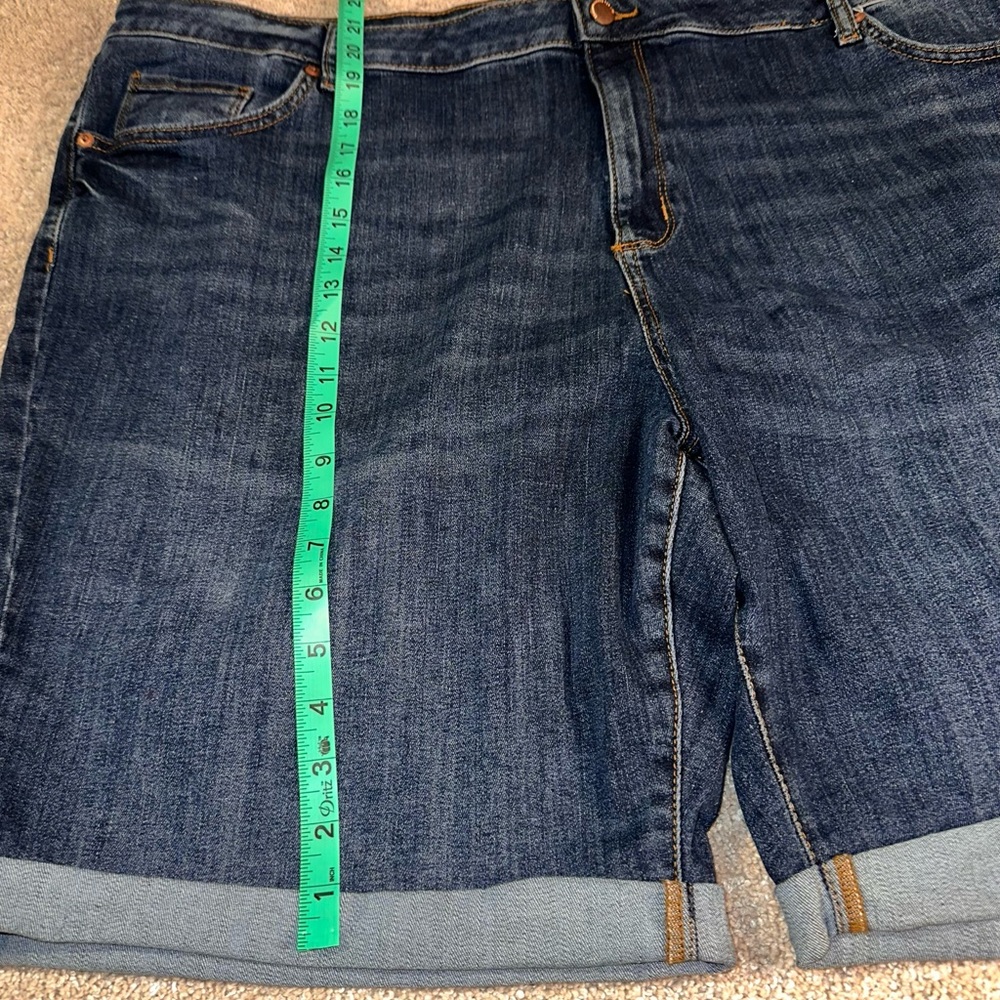 Sonoma Dark Blue Jean Shorts. Size 24 - Picture 11 of 12